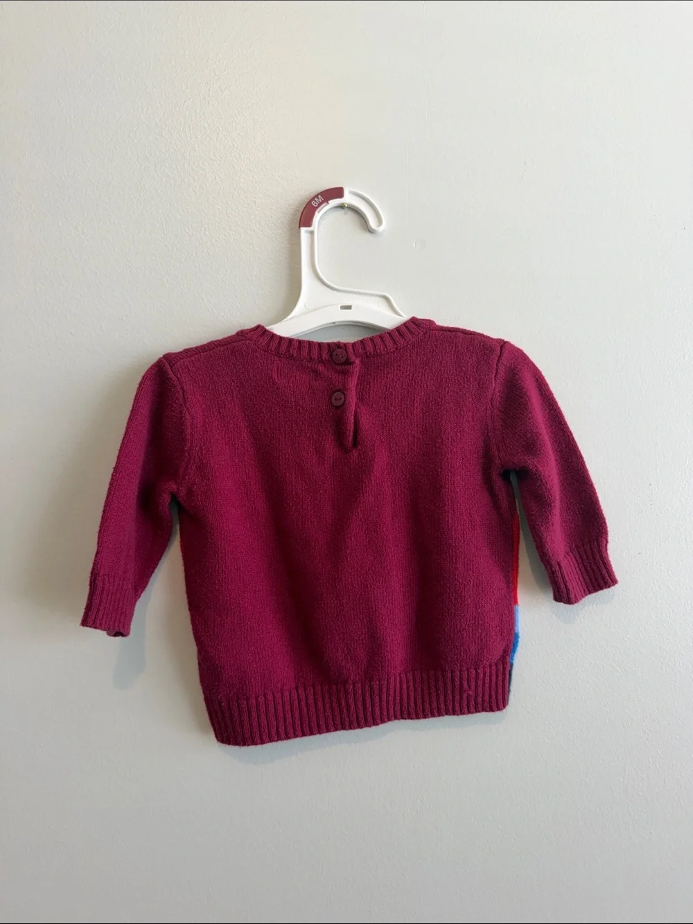 Gymboree Magenta Rainbow Knit Sweater